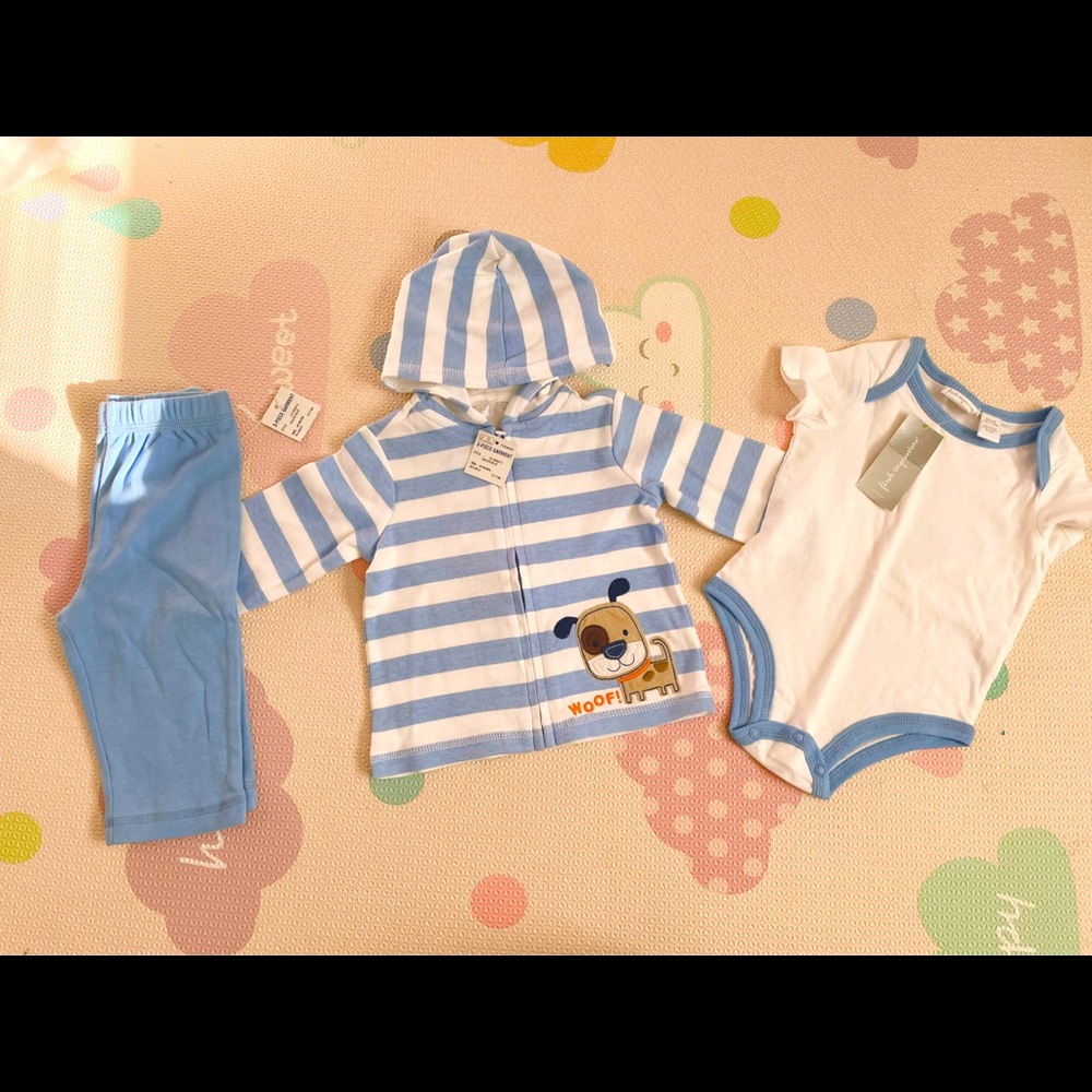 New 3-piece garment 3-6m